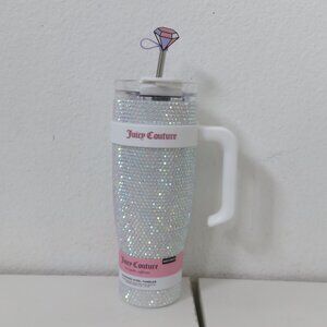 Juicy Couture Bling Rhinestone 40oz Stainless Steel Tumbler
